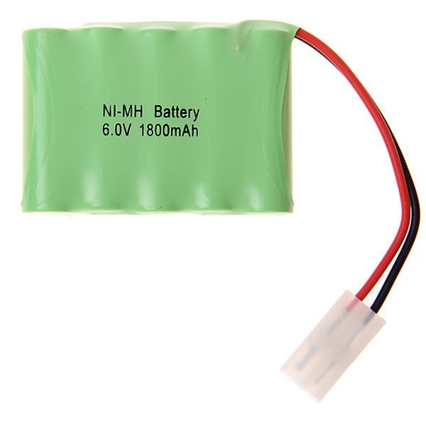 6V AA 1800mAh Ni-MH Big White Plug Battery Pack