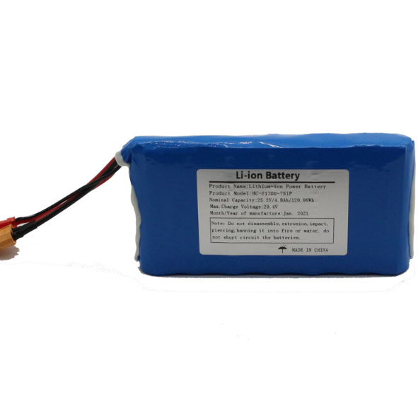 21700 7S1P 25.2V High Capacity Battery Pack for Lightweight Li-Ion Battery Skateboard 