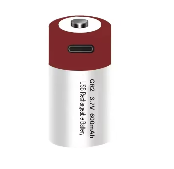 CR2 Li-ion USB Rechargeable Battery 3.7V 600mah Type-C Lithium batterie
