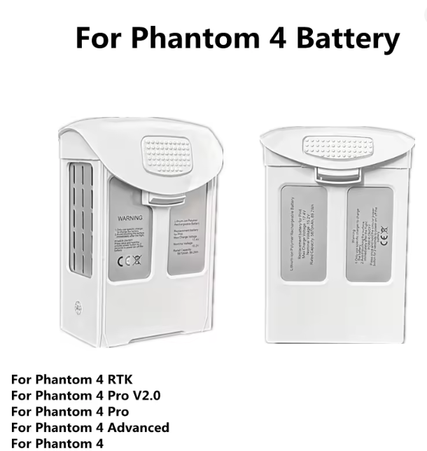 For Phantom 4 Battery Compatible Phantom 4/4 Advanced/4 Pro V2.0/4 RTK Series Drone 5870mAh 15.2V Flight Li-Po Battery