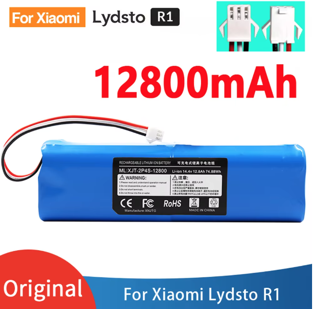 XiaoMi Lydsto R1 2P4S Rechargeable battery 14.4V Li-ion Battery For XiaoMi Viomi S9 