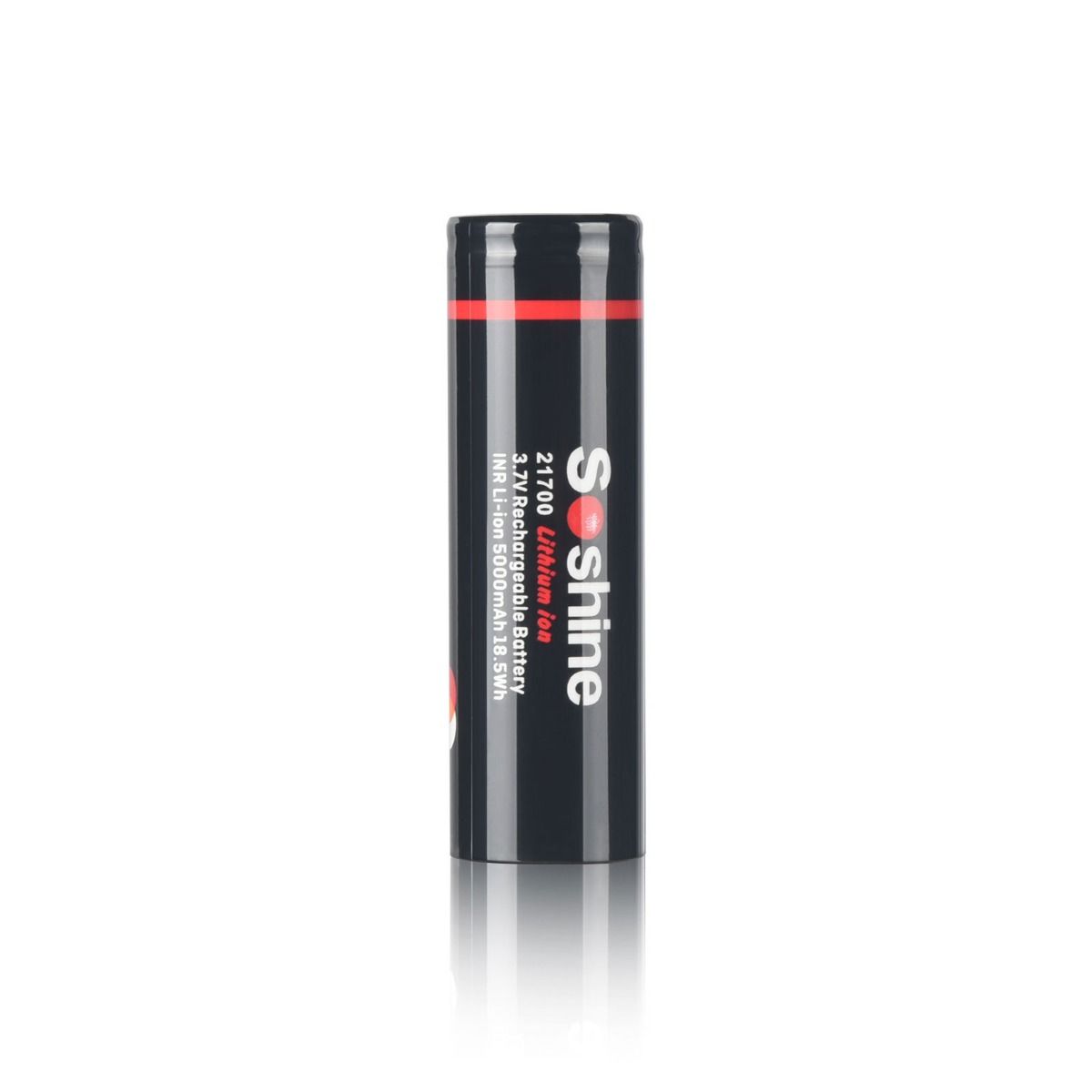 Soshine 21700 lithium battery 3.7v rechargeable battery 5000mAh flashlight battery